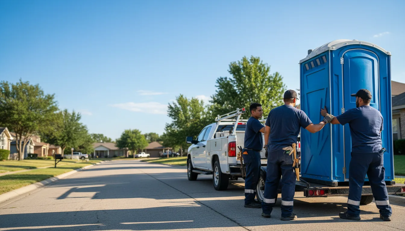 Portable Toilet Rental in Bluff Dale, TX near me